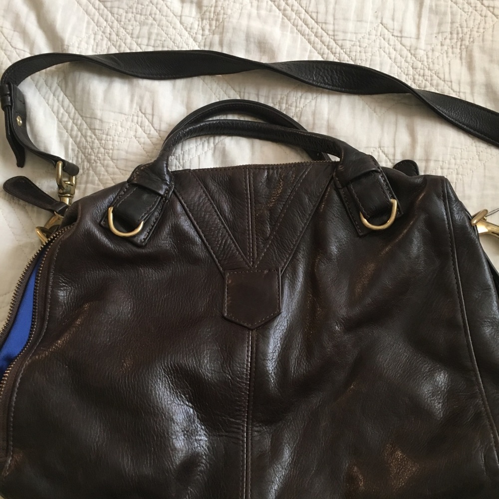 Original Rachel Nasvik dark brown purse